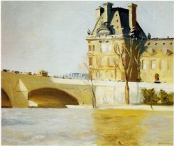 Hopper Le Pont Royal reproduction peinte à la main