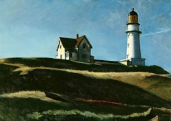 Hopper Lighthouse - Colline Du Phare reproduction peinte à la main