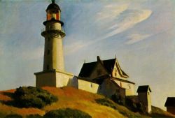 Hopper Lighthouse At Two Lights reproduction peinte à la main