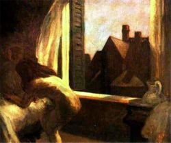Hopper Moonlight Interior reproduction peinte à la main