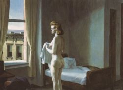 Hopper Morning In A City reproduction peinte à la main