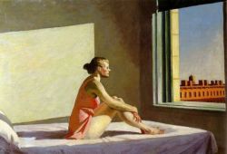 Hopper Morning Sun reproduction peinte à la main