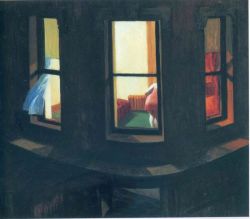 Hopper Night Window reproduction peinte à la main