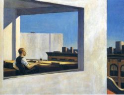 Hopper Office In A Small City reproduction peinte à la main