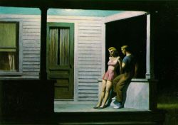 Hopper Summer Evening 1947 reproduction peinte à la main