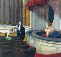 Hopper Two On The Aisle reproduction peinte à la main