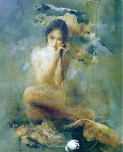 Hu Jundi Untitled 1962 reproduction peinte à la main