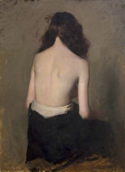 Hugh Ramsay, Seated Girl C. 1894-1906 reproduction peinte à la main