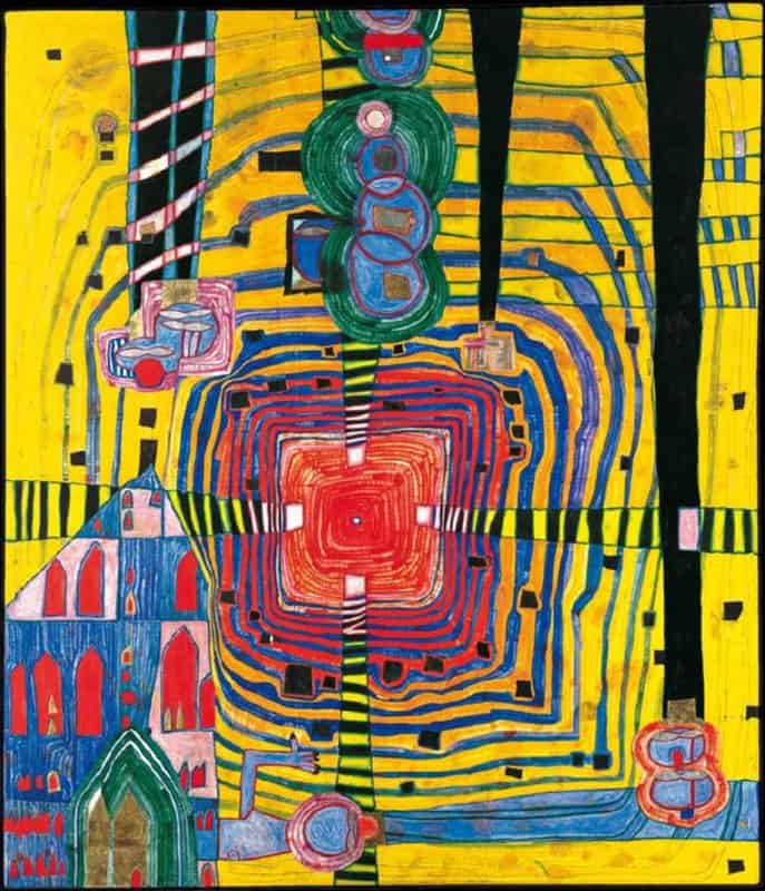 Hundertwasser Close Up Infinity - Tagores Sun
