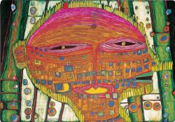 Peinture sur toile de Hundertwasser Come And Walk With Me reproduction peinte à la main