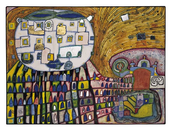 Hundertwasser Domestic Cat - The Cat Of Atlantis
