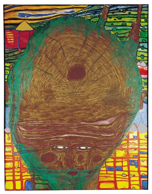 Hundertwasser The Beard Is The Grass Of The Bald Headed Man