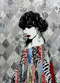 Peinture sur toile de Hush, Rouge 2 reproduction peinte à la main