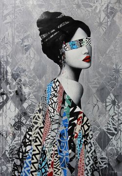 Peinture sur toile de Hush, Surprise reproduction peinte à la main