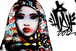 Peinture sur toile de Hush, The Veil reproduction peinte à la main