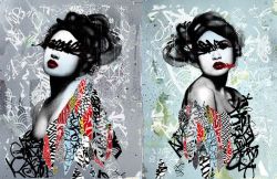 Peinture sur toile de Hush Unseen 1 And 2 reproduction peinte à la main