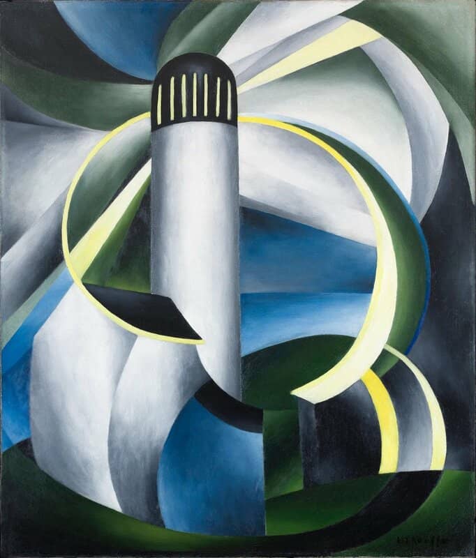 Ida O Keeffe Variation On A Lighthouse Theme Iv