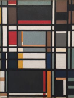 Ilya Bolotowsky,  Rectangle de ville - 1948 reproduction peinte à la main