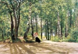 Ivan Ivanovich Shishkin Near The Dacha 1894 reproduction peinte à la main