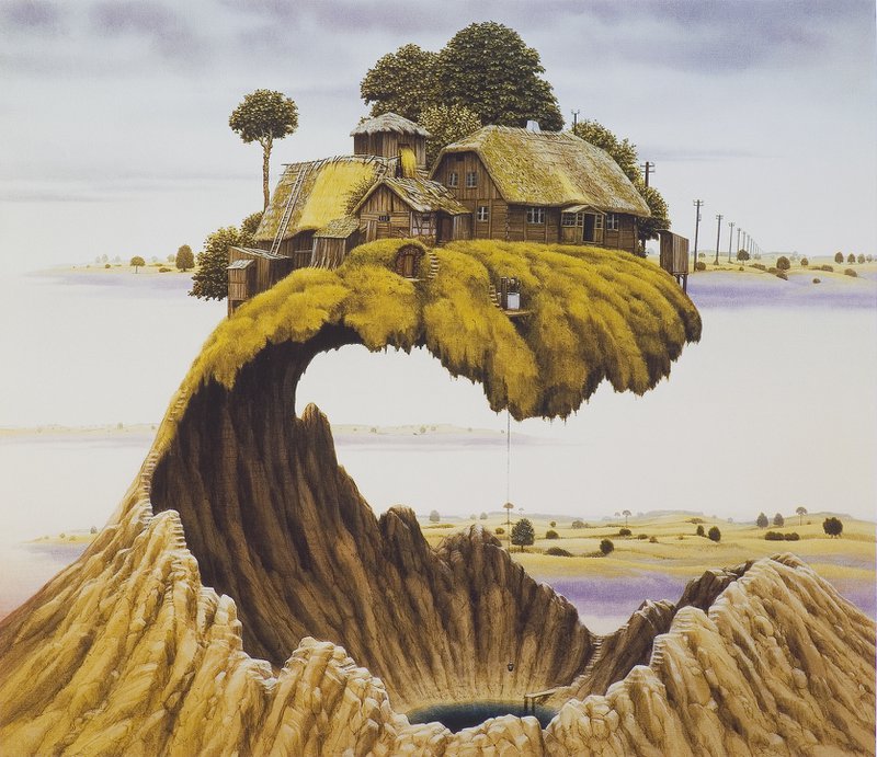 Jacek Yerka Do Not Slam The Door