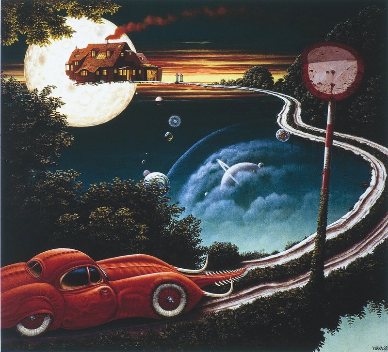Jacek Yerka Returning Home