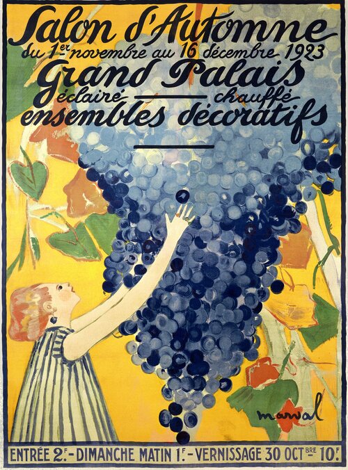 Jacqueline Marval, Affiche du Salon d'Automne, 1923