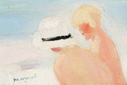 Peinture sur toile de Jacqueline Marval, Biarritz 3, 1925 reproduction peinte à la main