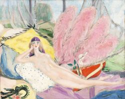 Peinture sur toile de Jacqueline Marval, L'étrange Femme, 1920 reproduction peinte à la main