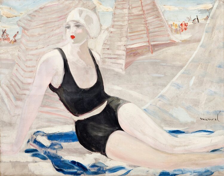 Jacqueline Marval, La Baigneuse, c 1920 - 1923