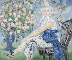 Peinture sur toile de Jacqueline Marval, La Figurante, 1923 reproduction peinte à la main