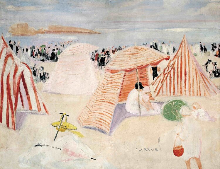 Jacqueline Marval, La Fillette au Cabas, c 1923