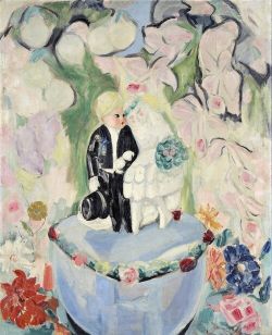Peinture sur toile de Jacqueline Marval, Le Mariage de Bilboquet, c 1927 - 1929 reproduction peinte à la main