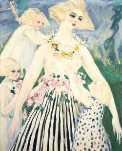 Peinture sur toile de Jacqueline Marval, Le Printemps Paré, 1923 reproduction peinte à la main