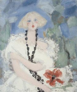 Peinture sur toile de Jacqueline Marval, Les Quatre Saisons, Printemps, c 1922 reproduction peinte à la main