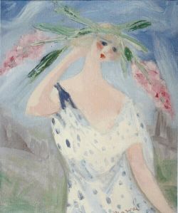 Peinture sur toile de Jacqueline Marval, Les Quatre Saisons, Été, c 1922 reproduction peinte à la main