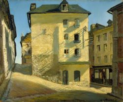 James Proudfoot Sun On A House Dieppe reproduction peinte à la main