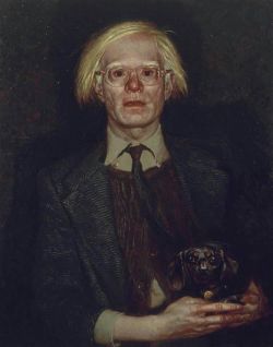 Jamie Wyeth Portrait Of Andy Warhol 1976 reproduction peinte à la main