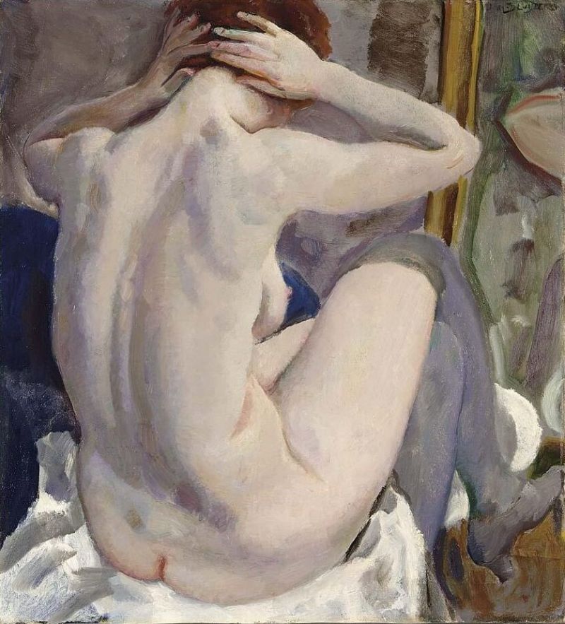 Jan Sluijters Zittend Naakt Voor Een Spiegel C. 1925