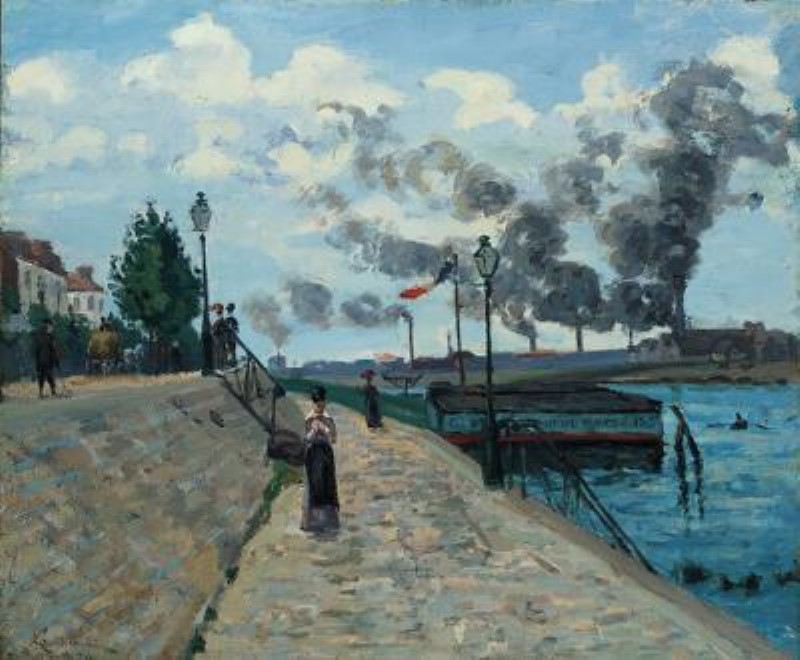 Jean-Baptiste Armand Guillaumin, The Seine at Charenton (formerly Daybreak), 1874