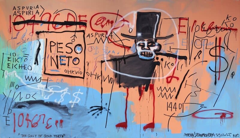 Jean-michel Basquiat The Guilt Of Golden Teeth 1982