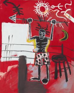 Peinture sur toile de Jean-michel Basquiat The Ring 1981 reproduction peinte à la main