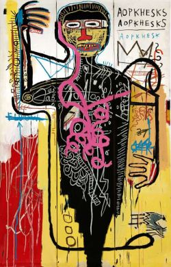 Peinture sur toile de Jean-michel Basquiat Versus Medici reproduction peinte à la main