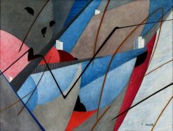 Peinture sur toile de Jean Crotti Universal Architecture 1920 reproduction peinte à la main