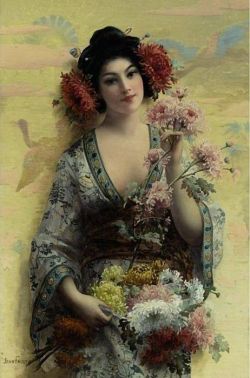 Jean Faust The Geisha reproduction peinte à la main