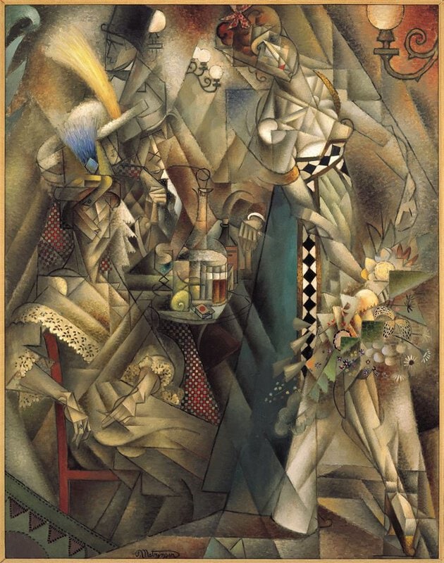Jean Metzinger Dancer In A Cafe - 1912
