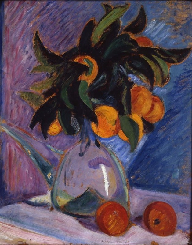 Jean Puy, Still Life, Bouquet of Oranges in a Pitcher or Collioure, 1913