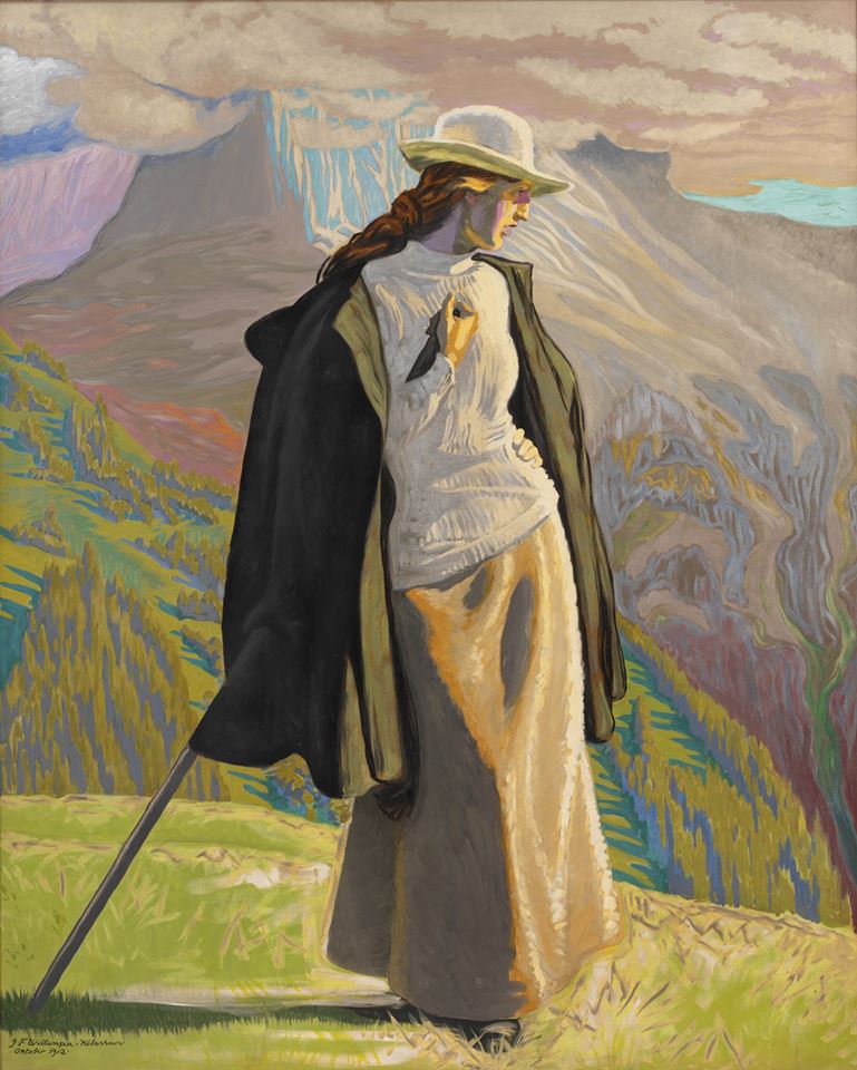 Jens Ferdinand Willumsen, Une grimpeuse de montagne - 1912