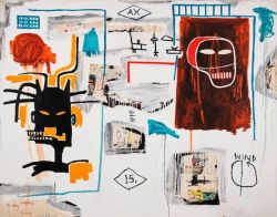 Peinture sur toile de Jm Basquiat Apex - 1986 reproduction peinte à la main