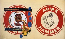 Peinture sur toile de Jm Basquiat Arm And Hammer Ii 1985 reproduction peinte à la main