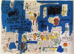 Peinture sur toile de Jm Basquiat Ascent reproduction peinte à la main